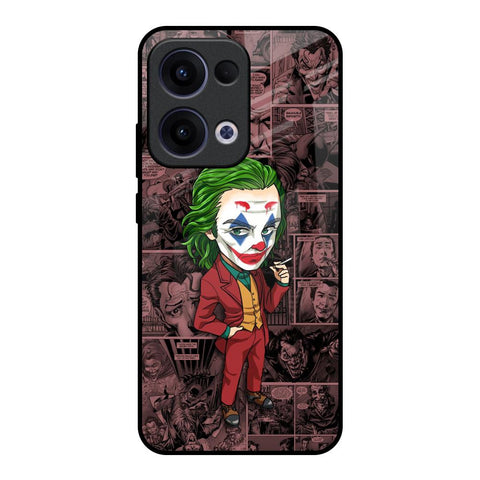 Joker Cartoon Oppo Reno13 5G Glass Back Cover Online