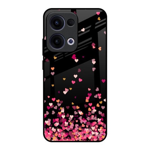 Heart Rain Fall Oppo Reno13 5G Glass Back Cover Online
