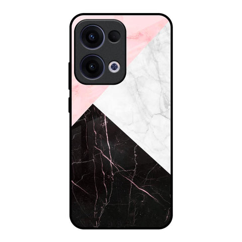 Marble Collage Art Oppo Reno13 5G Glass Back Cover Online