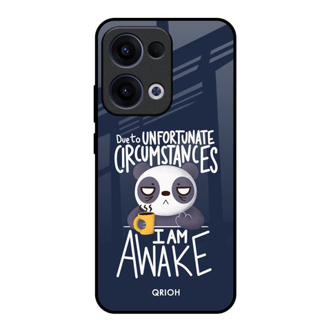 Struggling Panda Oppo Reno13 5G Glass Back Cover Online