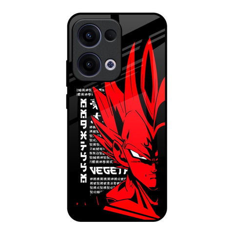 Red Vegeta Oppo Reno13 5G Glass Back Cover Online