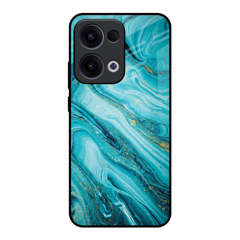 Ocean Marble Oppo Reno13 5G Glass Back Cover Online