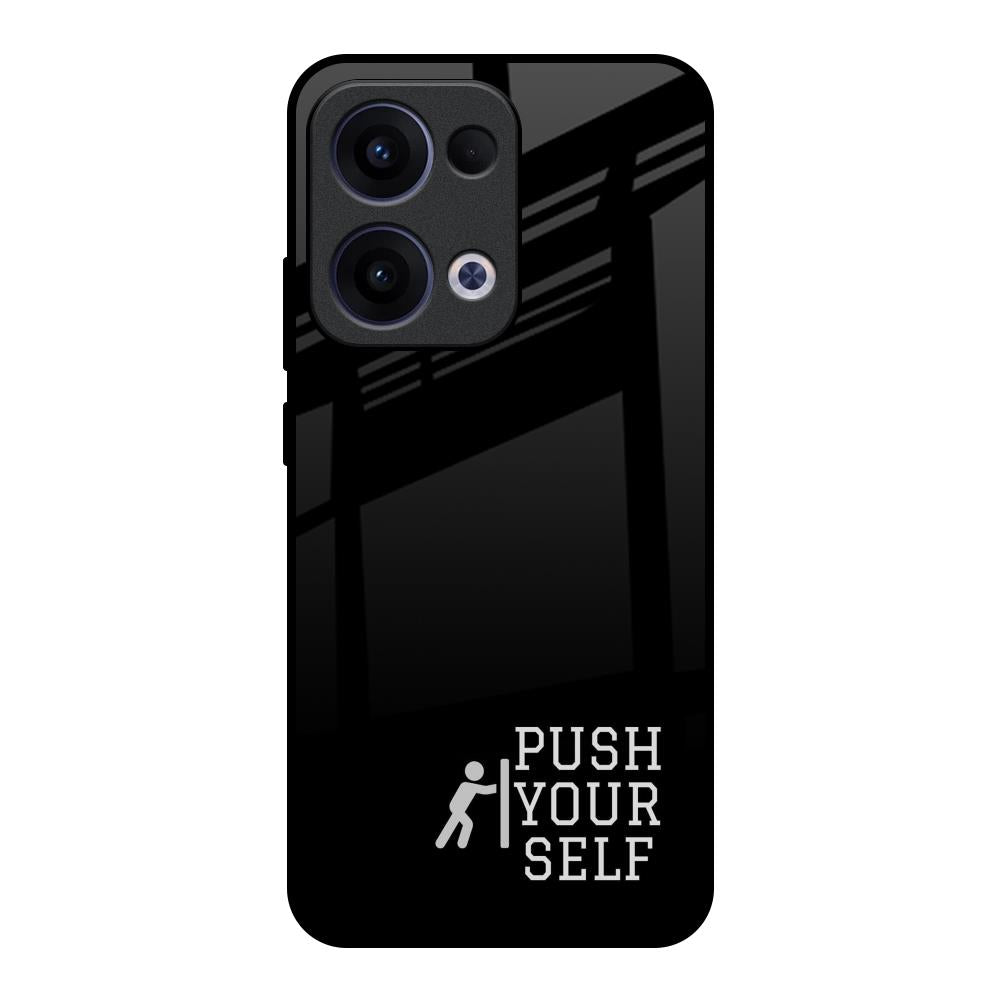 Push Your Self Oppo Reno13 5G Glass Back Cover Online