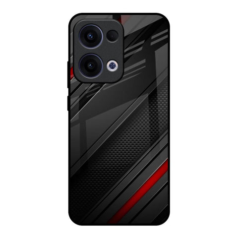 Modern Abstract Oppo Reno13 5G Glass Back Cover Online