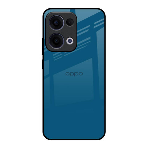 Cobalt Blue Oppo Reno13 5G Glass Back Cover Online