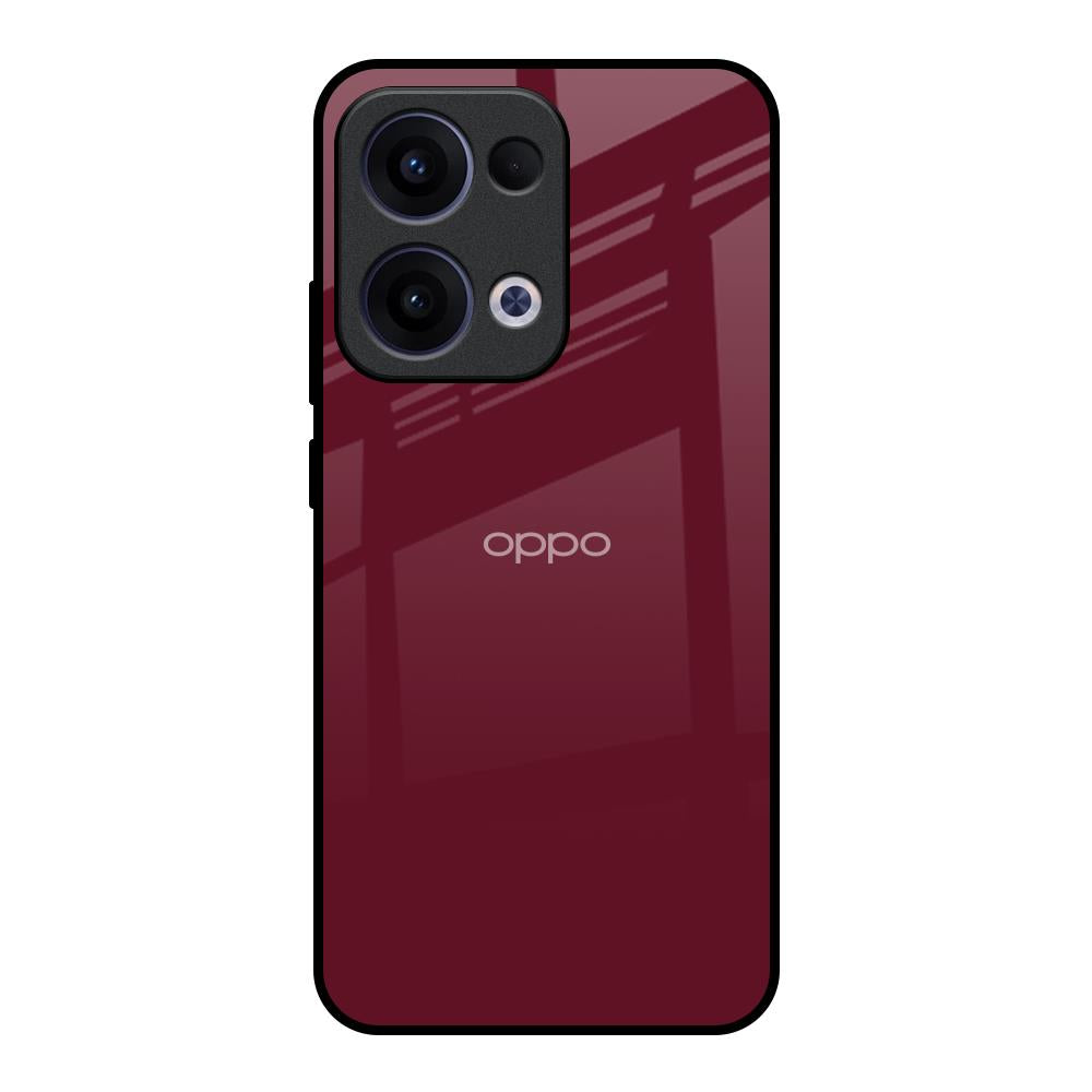 Classic Burgundy Oppo Reno13 5G Glass Back Cover Online