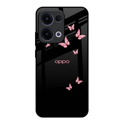 Fly Butterfly Oppo Reno13 5G Glass Back Cover Online