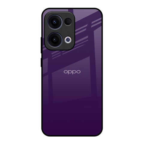 Dark Purple Oppo Reno13 5G Glass Back Cover Online