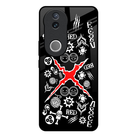 Red Zone Vivo V50 5G Glass Back Cover Online