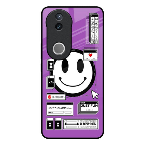 Code with Smile Vivo V50 5G Glass Back Cover Online