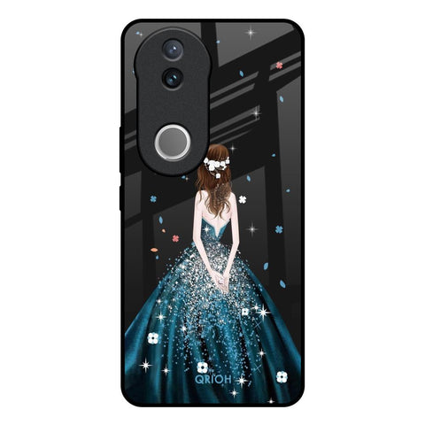 Queen Of Fashion Vivo V50 5G Glass Back Cover Online