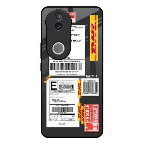 Cool Barcode Label Vivo V50 5G Glass Back Cover Online