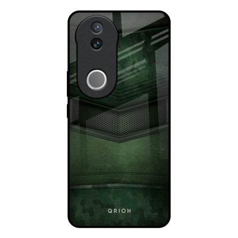 Green Leather Vivo V50 5G Glass Back Cover Online