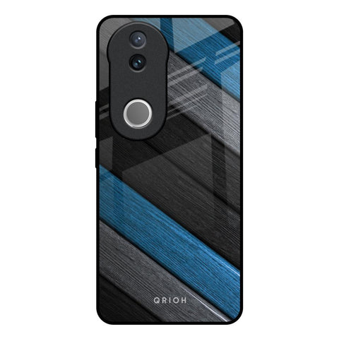 Multicolor Wooden Effect Vivo V50 5G Glass Back Cover Online