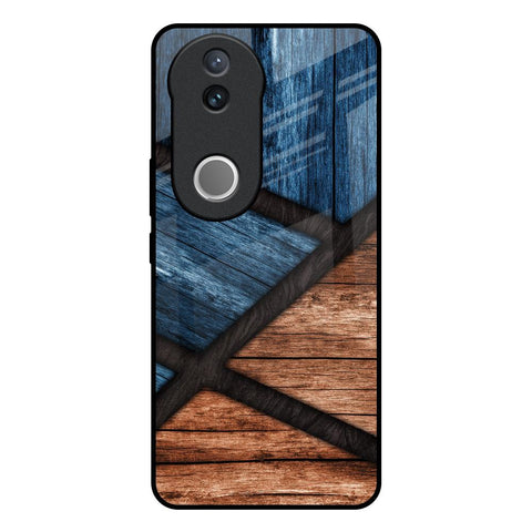 Wooden Tiles Vivo V50 5G Glass Back Cover Online