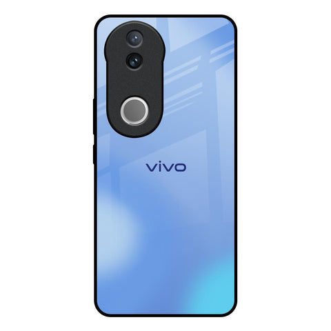 Vibrant Blue Texture Vivo V50 5G Glass Back Cover Online