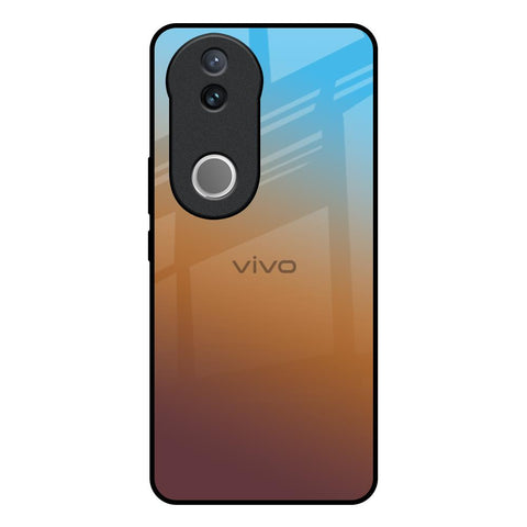 Rich Brown Vivo V50 5G Glass Back Cover Online