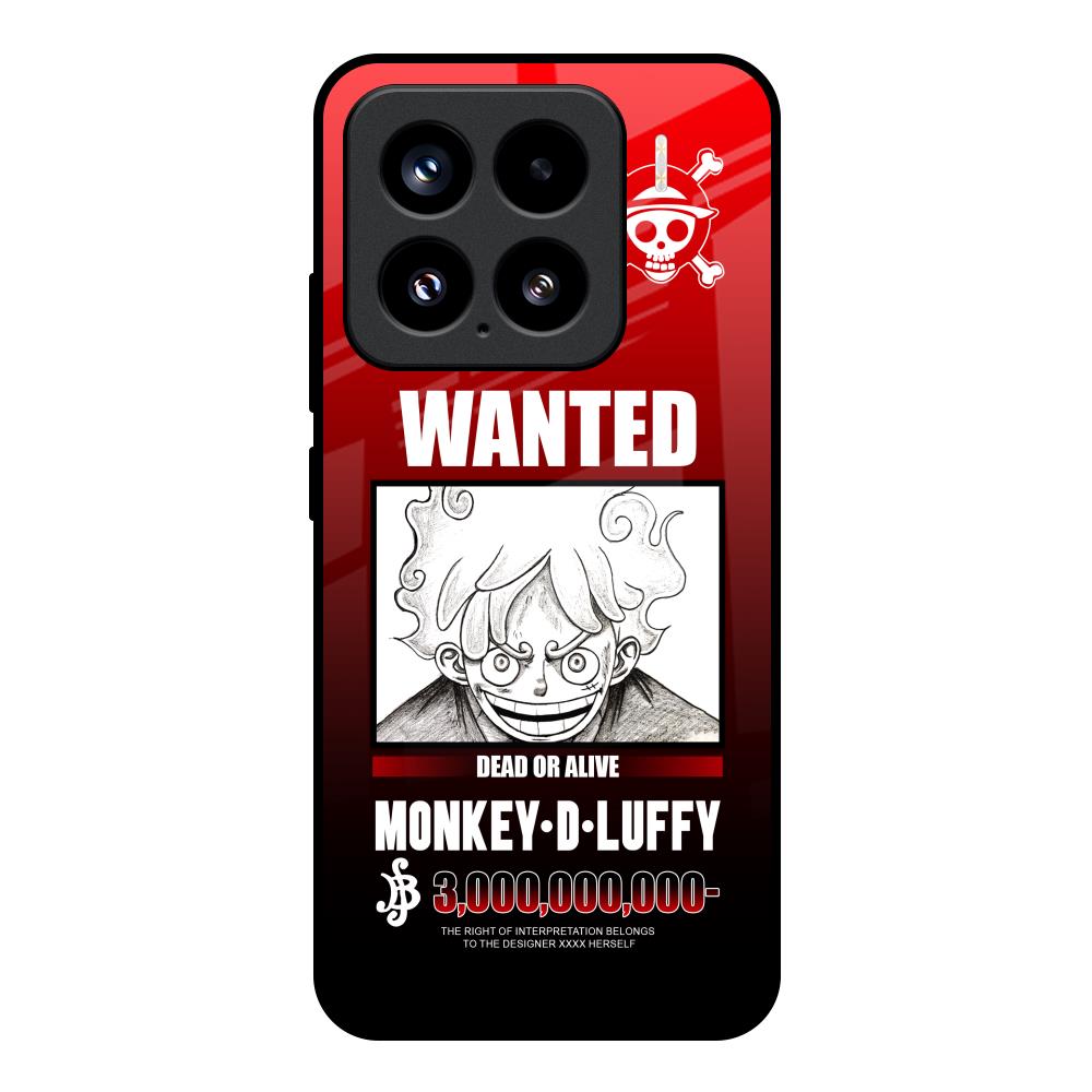 Luffy Wanted Mi 15 5G Glass Back Cover Online