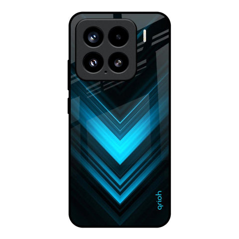 Vertical Blue Arrow Mi 15 5G Glass Back Cover Online