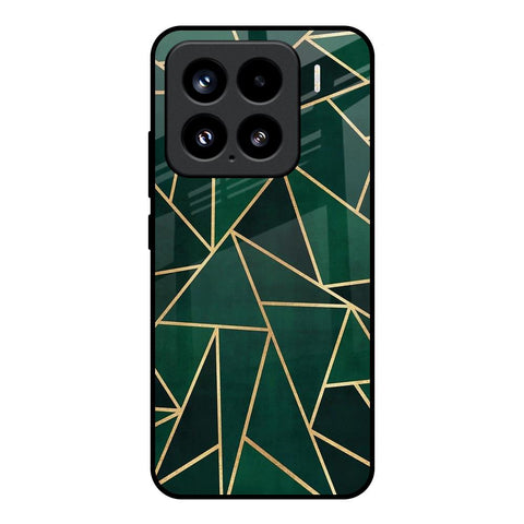 Abstract Green Mi 15 5G Glass Back Cover Online