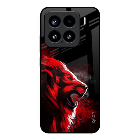Red Angry Lion Mi 15 5G Glass Back Cover Online
