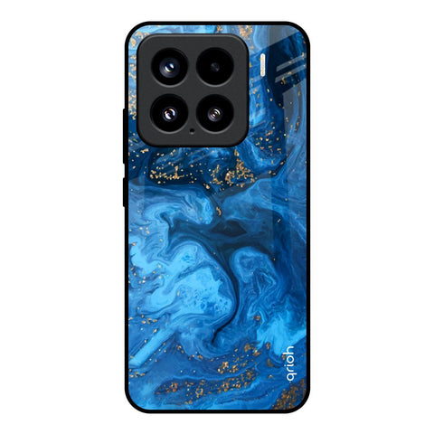 Gold Sprinkle Mi 15 5G Glass Back Cover Online