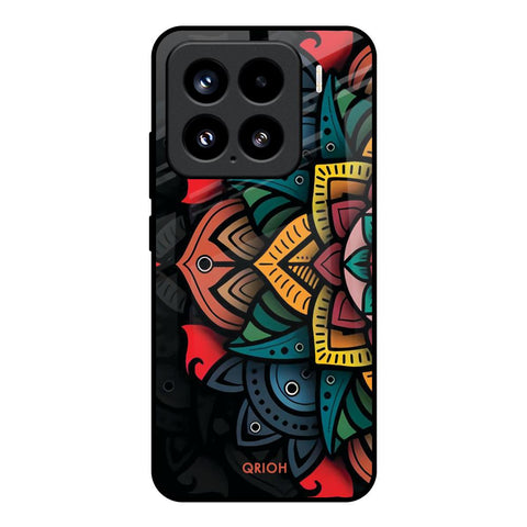 Retro Gorgeous Flower Mi 15 5G Glass Back Cover Online