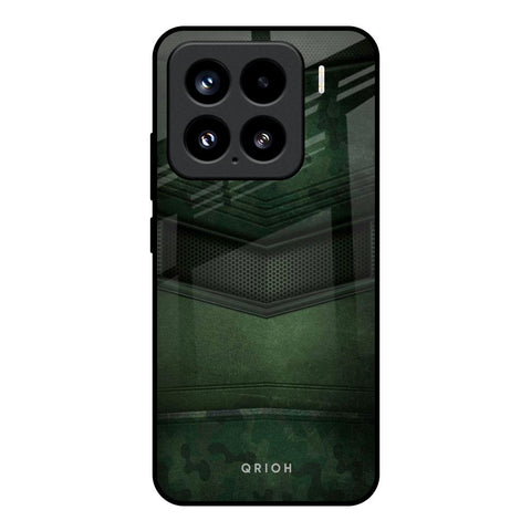 Green Leather Mi 15 5G Glass Back Cover Online