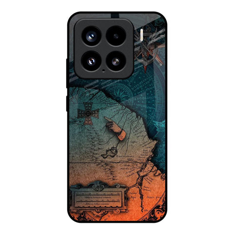 Geographical Map Mi 15 5G Glass Back Cover Online