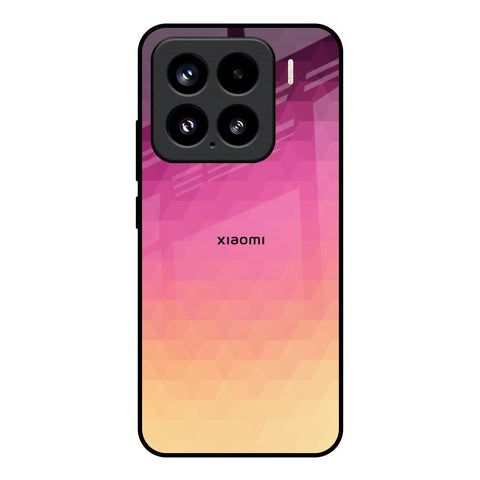 Geometric Pink Diamond Mi 15 5G Glass Back Cover Online