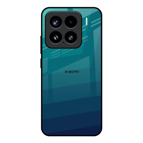 Green Triangle Pattern Mi 15 5G Glass Back Cover Online