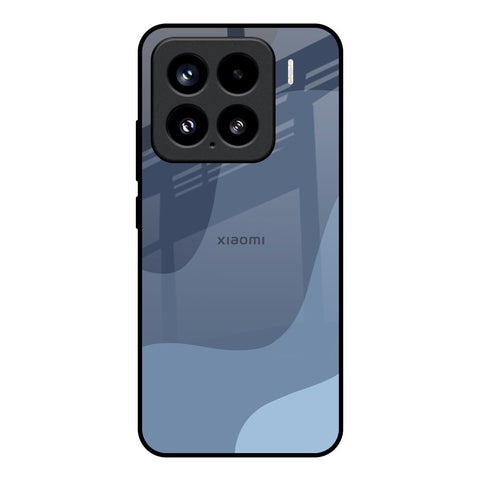 Navy Blue Ombre Mi 15 5G Glass Back Cover Online