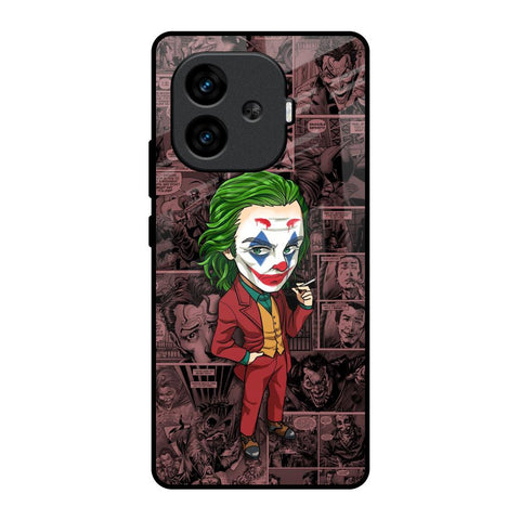 Joker Cartoon iQOO Neo 10R 5G Glass Back Cover Online