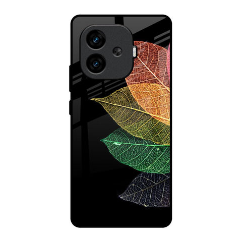 Colorful Leaves iQOO Neo 10R 5G Glass Back Cover Online