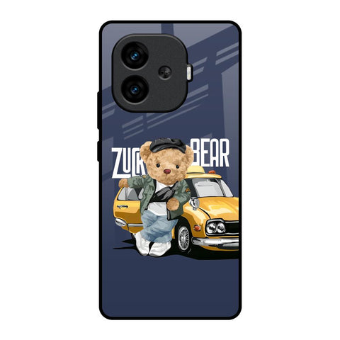 Adventurous Bear iQOO Neo 10R 5G Glass Back Cover Online