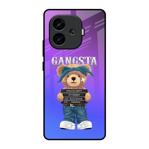 Gangsta Bear iQOO Neo 10R 5G Glass Back Cover Online