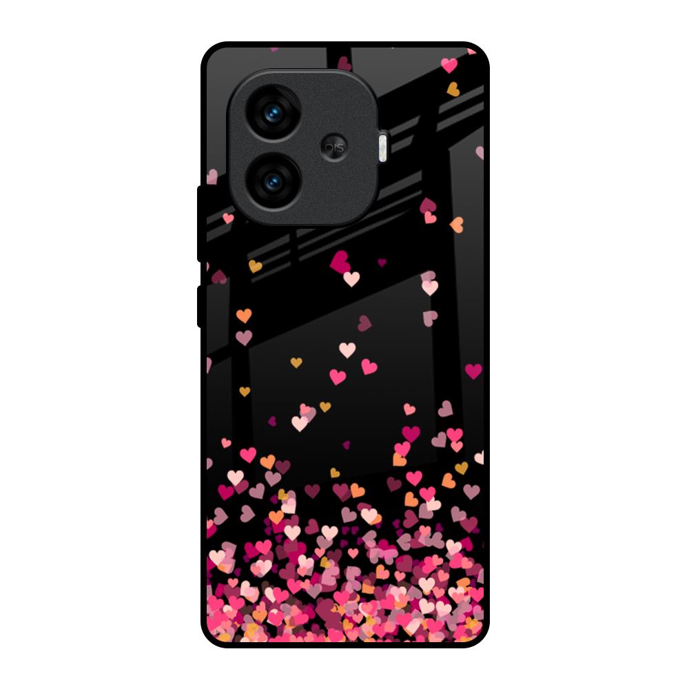 Heart Rain Fall iQOO Neo 10R 5G Glass Back Cover Online