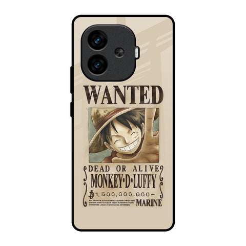 Luffy Wanted iQOO Neo 10R 5G Glass Back Cover Online