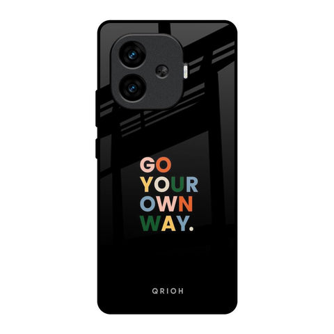 Go Your Own Way iQOO Neo 10R 5G Glass Back Cover Online