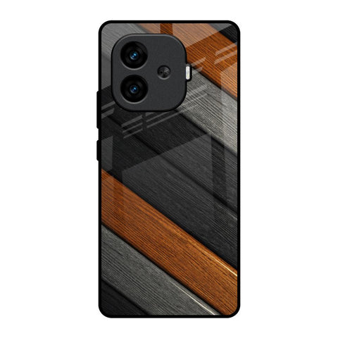 Tri Color Wood iQOO Neo 10R 5G Glass Back Cover Online