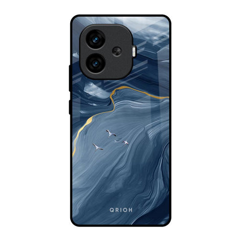 Deep Ocean Marble iQOO Neo 10R 5G Glass Back Cover Online