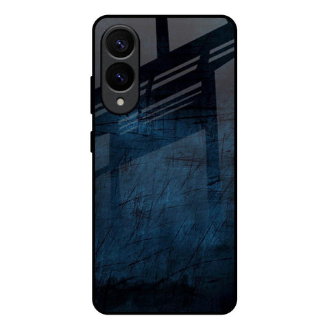 Dark Blue Grunge Samsung Galaxy S25 Edge 5G Glass Back Cover Online