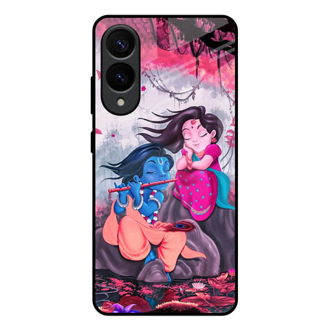 Radha Krishna Art Samsung Galaxy S25 Edge 5G Glass Back Cover Online