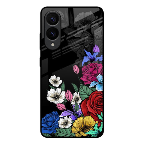 Rose Flower Bunch Art Samsung Galaxy S25 Edge 5G Glass Back Cover Online