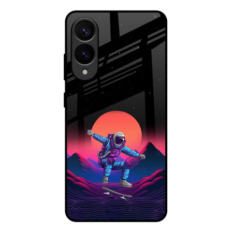 Retro Astronaut Samsung Galaxy S25 Edge 5G Glass Back Cover Online