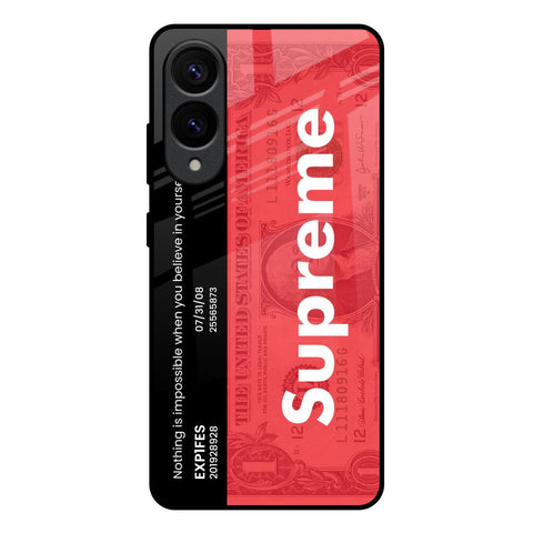 Supreme Ticket Samsung Galaxy S25 Edge 5G Glass Back Cover Online