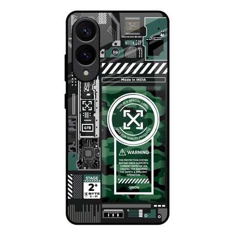 Green Camo Circuit Samsung Galaxy S25 Edge 5G Glass Back Cover Online