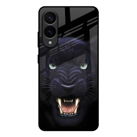 Angry Black Tiger Samsung Galaxy S25 Edge 5G Glass Back Cover Online