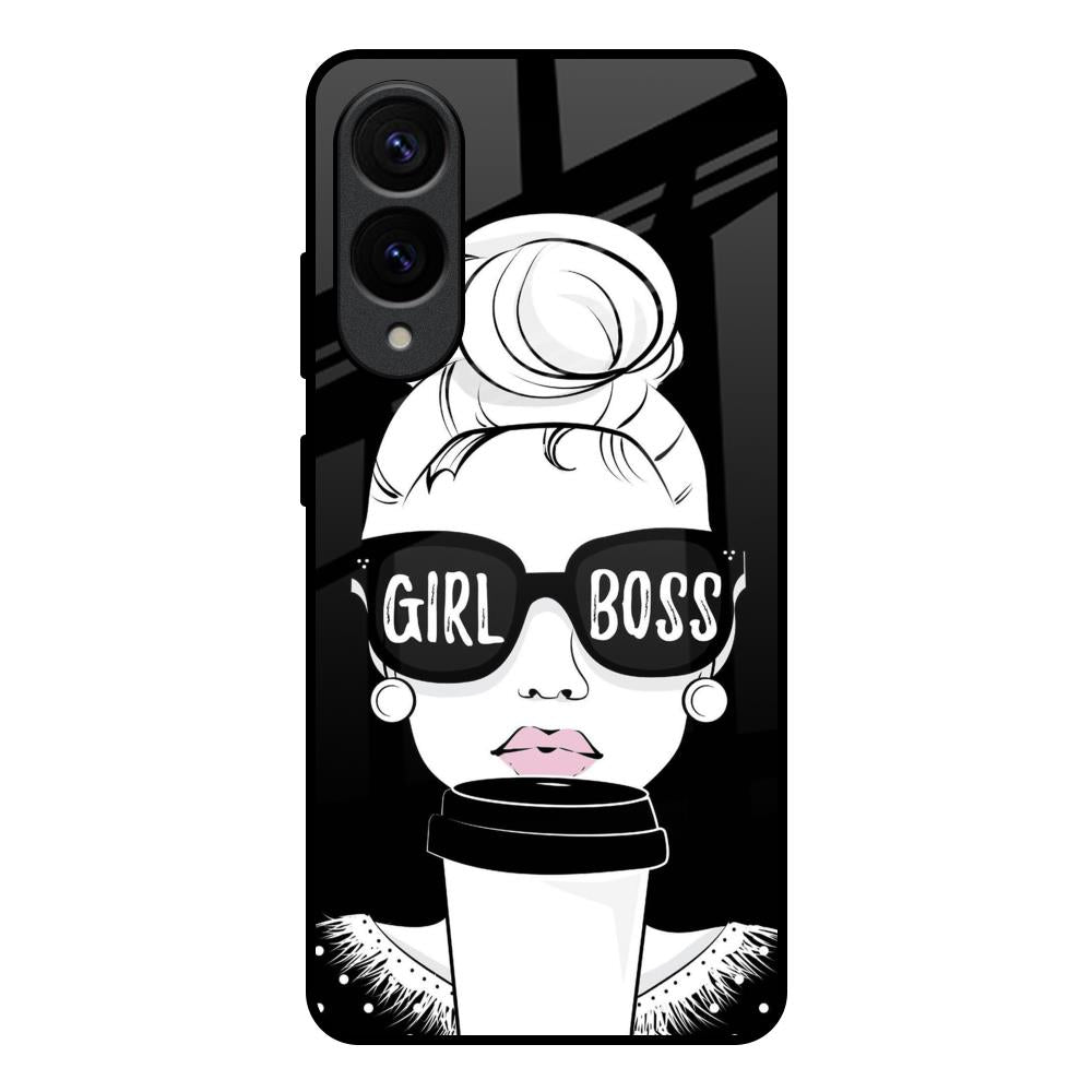 Girl Boss Samsung Galaxy S25 Edge 5G Glass Back Cover Online