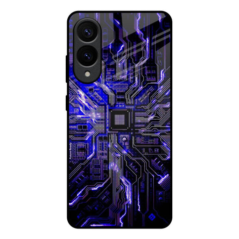 Techno Color Pattern Samsung Galaxy S25 Edge 5G Glass Back Cover Online